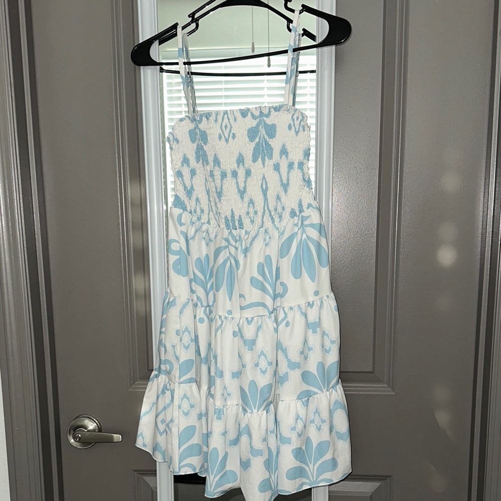 White and Blue SunDress